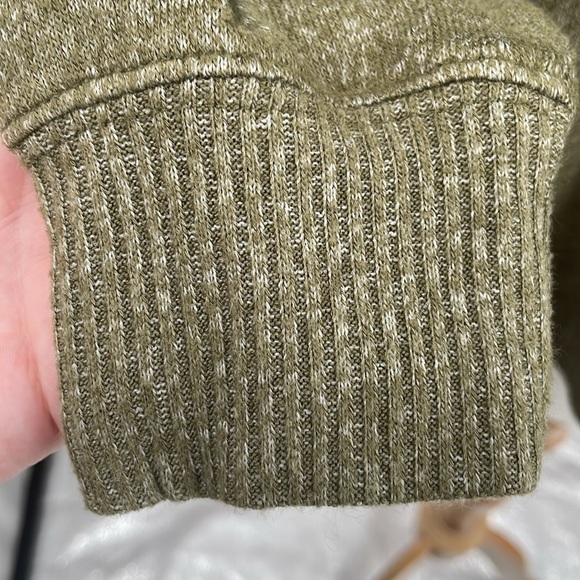 Oversized Olive Green Sunday Citizen Turtleneckck Womens Small Sweater Comfy - Picture 5 of 8